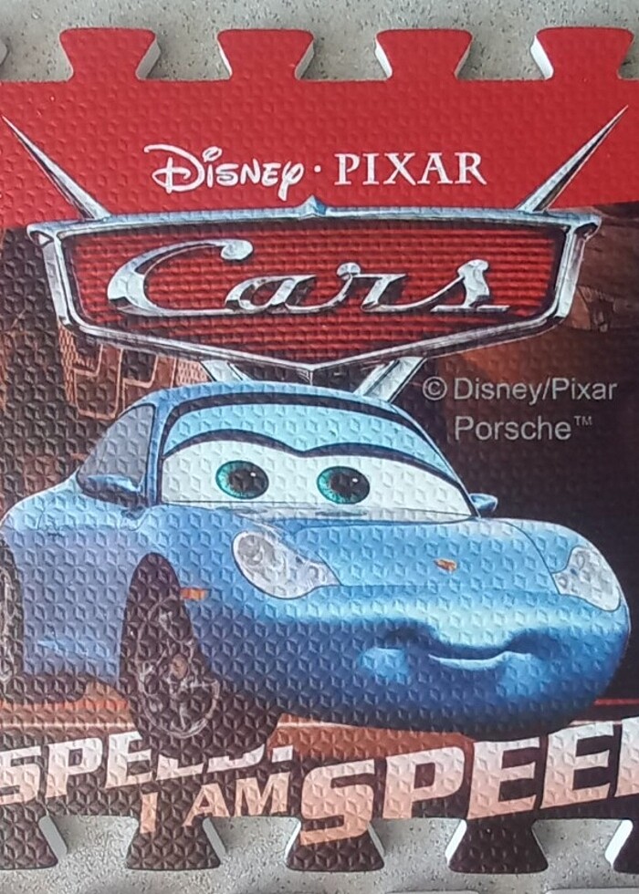 36 parça Disney Arabalar Şimşek McQueen puzzle yer matı - Görsel 4