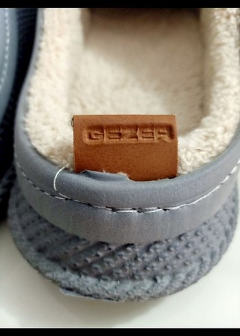 Gri Örgü Kadın Ev Terliği, Dolgu Topuklu - Görsel 4