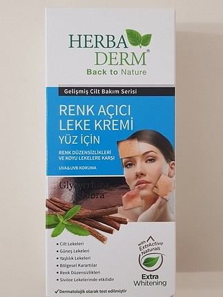 Herbaderm Leke Kremi (Yüz icin)