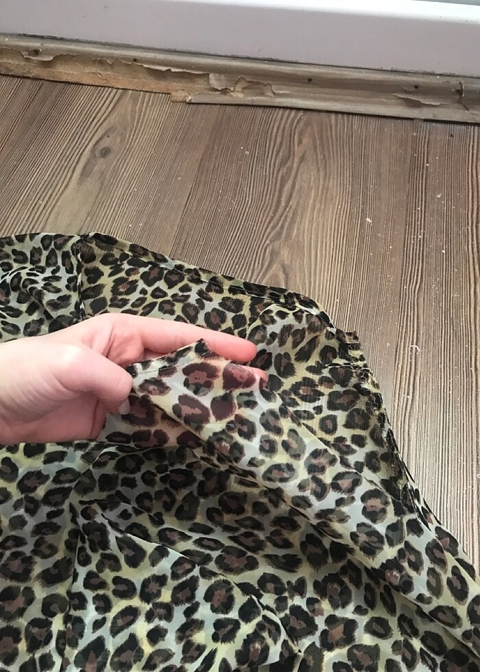 Leopar desenli pareo - Görsel 2