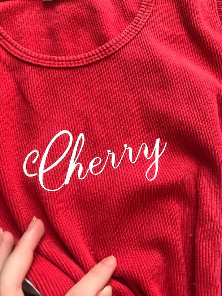 Cherry bluz y2k - Görsel 2