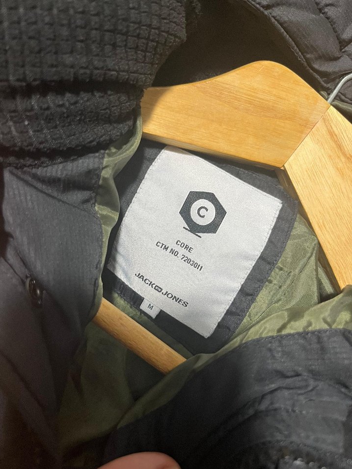 Düğmeli Siyah Erkek Mont - Görsel 4