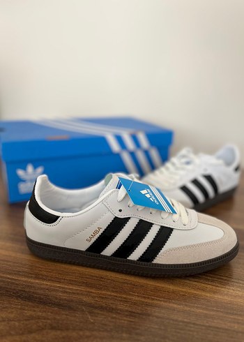 Adidas Samba Beyaz Siyah Spor Ayakkabı - Görsel 2