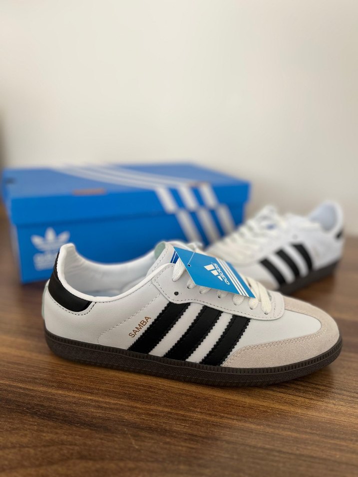 Adidas Samba Beyaz Siyah Spor Ayakkabı - Görsel 2