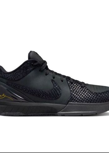 Siyah Yılan Desenli Basketbol Ayakkabısı - Görsel 3