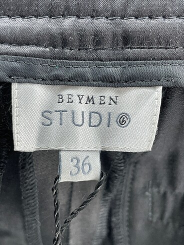 36 Beden siyah Renk Beymen Kumaş Pantolon %70 İndirimli.