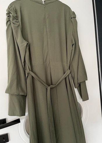 Kadın Keten Salaş Uzun Elbise - Görsel 3