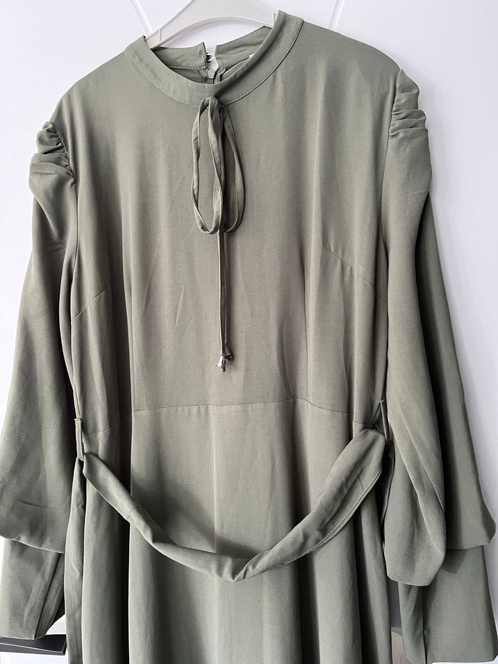 Kadın Keten Salaş Uzun Elbise - Görsel 2