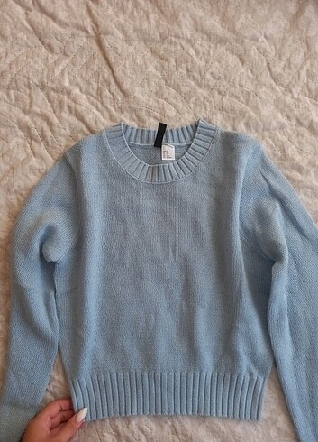 H&M Mavi kazak