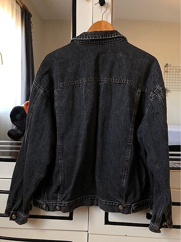 m Beden siyah Renk Vintage denim ceket
