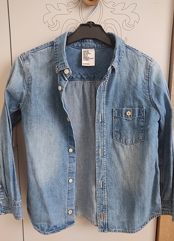 H&M Erkek Çocuk Kot Gömlek 5-6 yaş