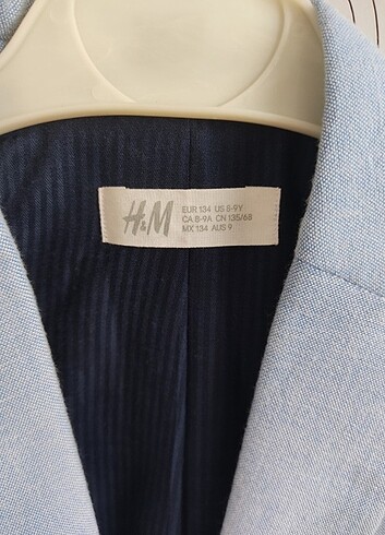 9 Yaş Beden mavi Renk H&M Erkek Çocuk Ceket 8-9 Yaş