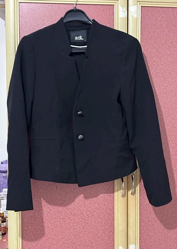 Siyah Mini Kadın Blazer Ceket - Görsel 2