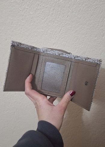 Gri Desenli Kadın Cüzdan - Görsel 3