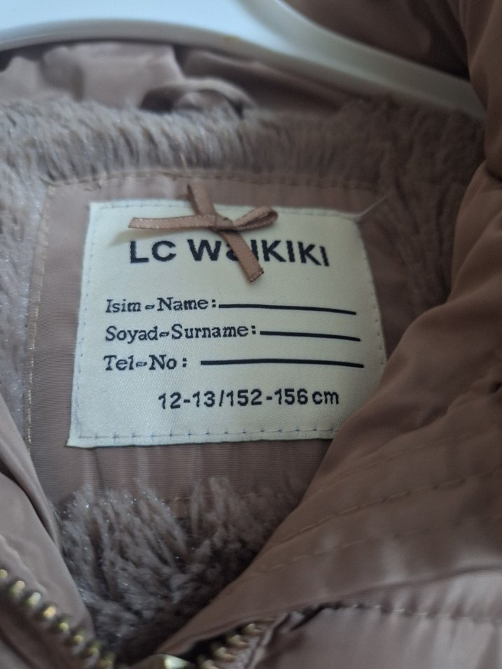 Bej Kürklü Midi Kadın Mont özür mevcutur - Görsel 5