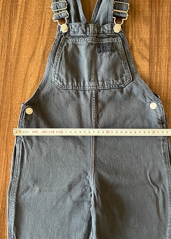 5 Yaş Beden gri Renk ZARA DENIM SALOPET 4-5 YAŞ