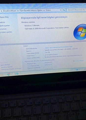 Grundig Mini Notebook Windows 7 Açıklamayı Okuyunuz - Görsel 6