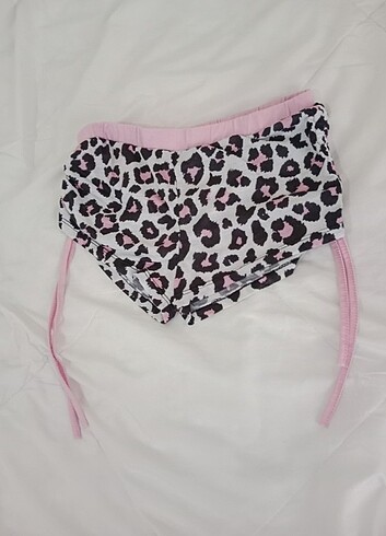 leopar mini şort