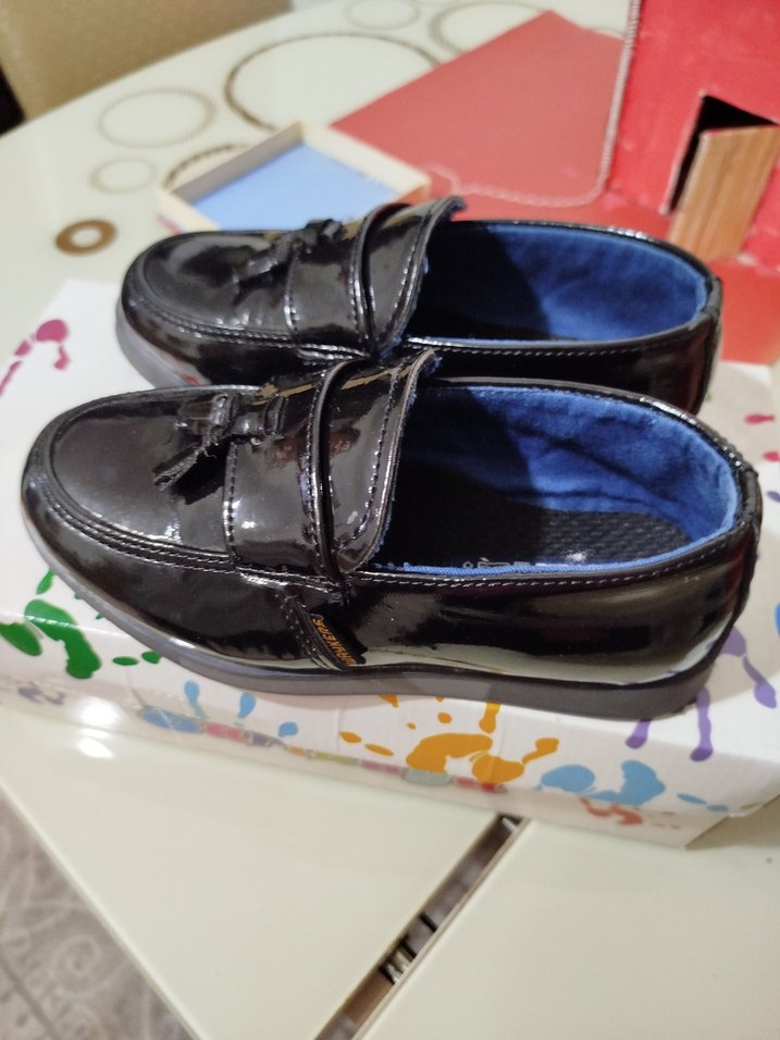 Erkek Çocuk Siyah Püsküllü Özel Ayakkabı - Görsel 2