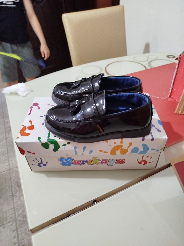 Erkek Çocuk Siyah Püsküllü Özel Ayakkabı - Görsel 5