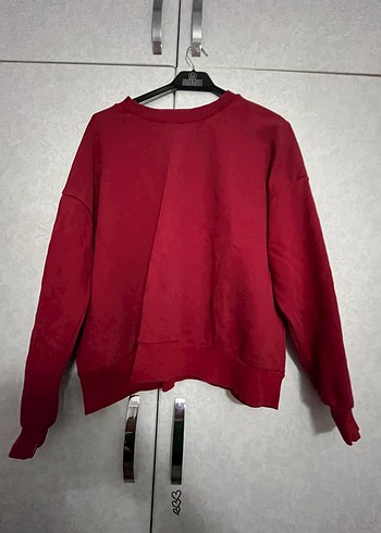 Koyu Kırmızı Kadın Sweatshirt