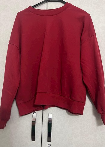 LC Waikiki Koyu Kırmızı Kadın Sweatshirt