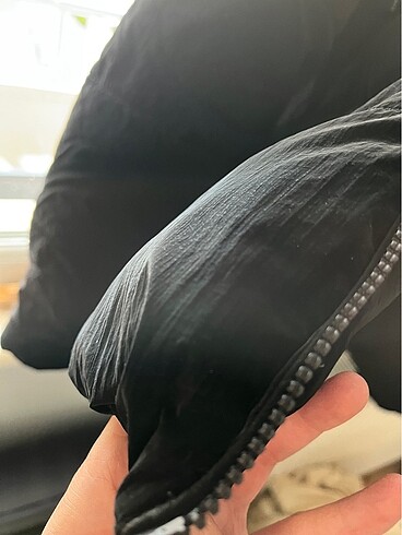 Mavi Jeans mavi jeans marka kadife görünümlü şişme mont
