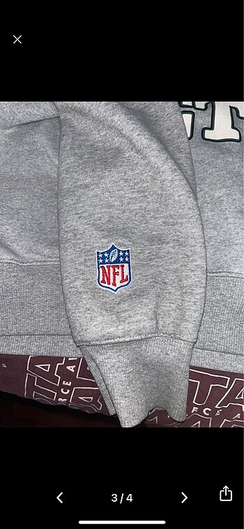 l Beden pull and bear dan az kullanılmıs nfl sweat