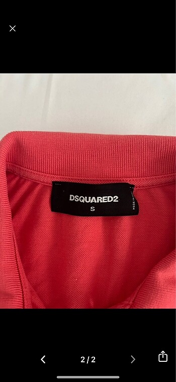 DSquared2 dsquared2 polo yaka orjinaldir