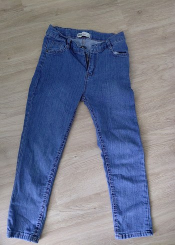 Mavi kız çocuk Denim Midi Boy Jean