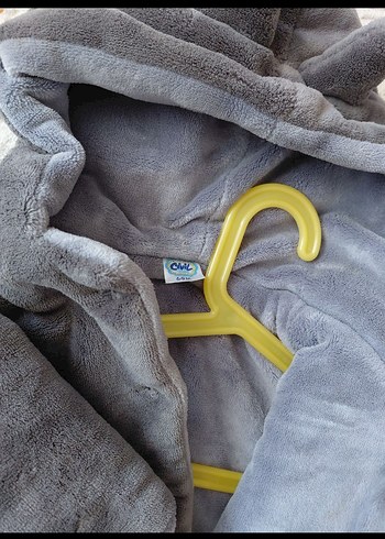 Peluş Gri bebek  Kaban - Görsel 2