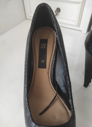 Mango Siyah platform topuklu ayakkabı