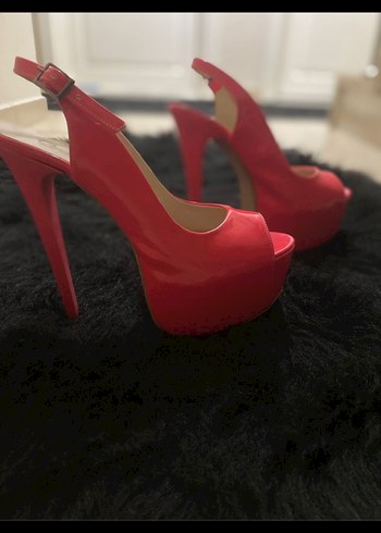 Yüksek Platformlu Kadın Topuklu - Görsel 5