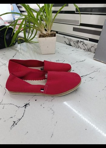 Kırmızı Kadın Espadril - Görsel 8