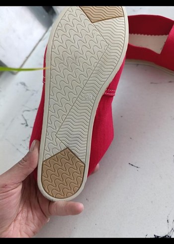 Kırmızı Kadın Espadril - Görsel 10