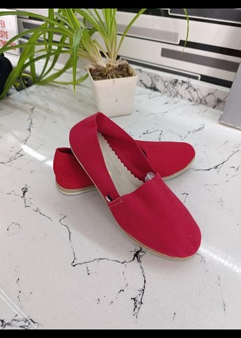 Kırmızı Kadın Espadril - Görsel 9