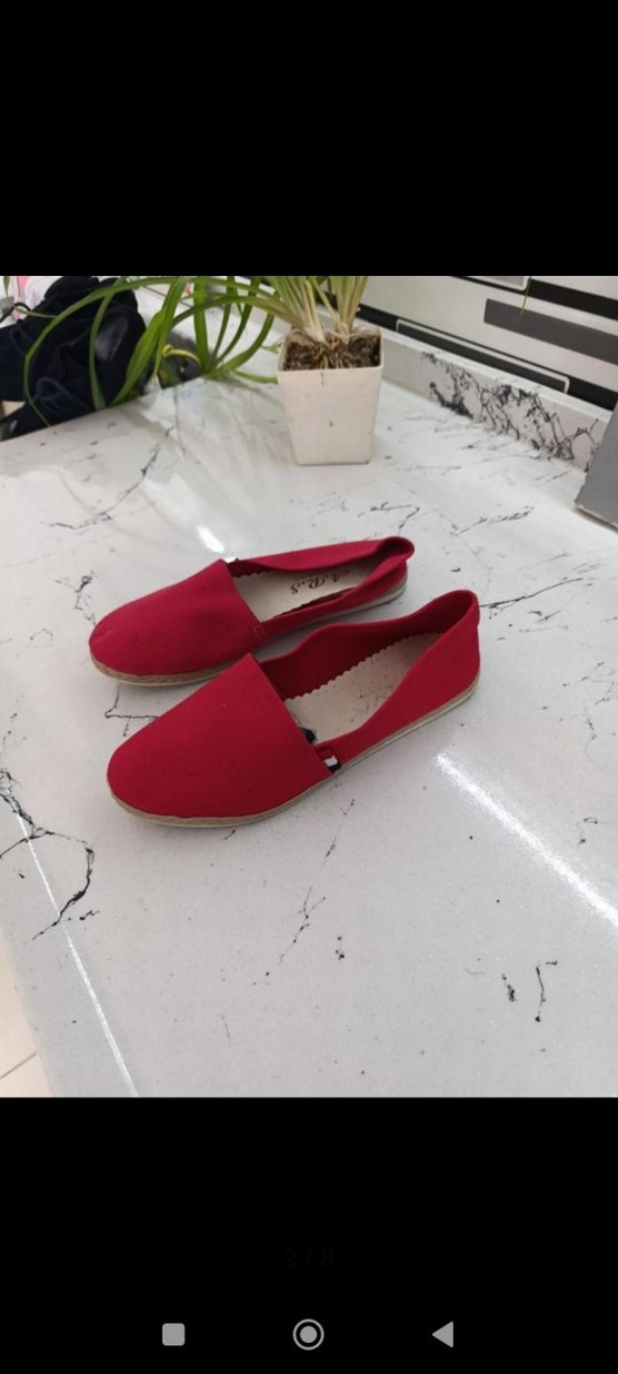 Kırmızı Kadın Espadril - Görsel 4