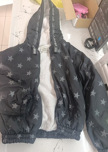 peluş mont - Görsel 7