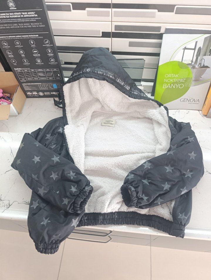 peluş mont - Görsel 2