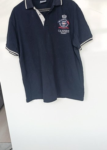 Düğmeli Lacivert Erkek Polo Tişört - Görsel 4