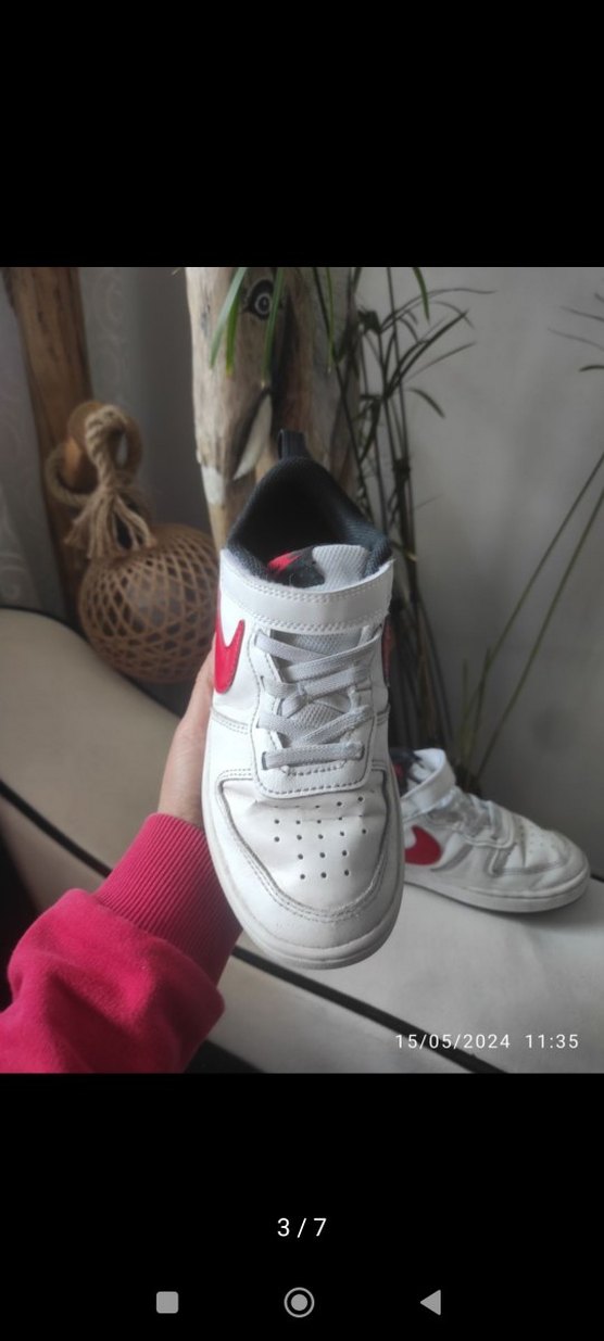 Beyaz Gri Erkek Çocuk Spor Ayakkabı - Görsel 3