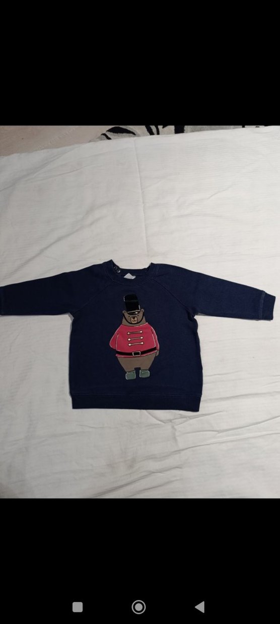 Erkek Çocuk Lacivert Baskılı Sweatshirt - Görsel 2