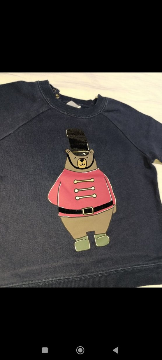 Erkek Çocuk Lacivert Baskılı Sweatshirt - Görsel 4