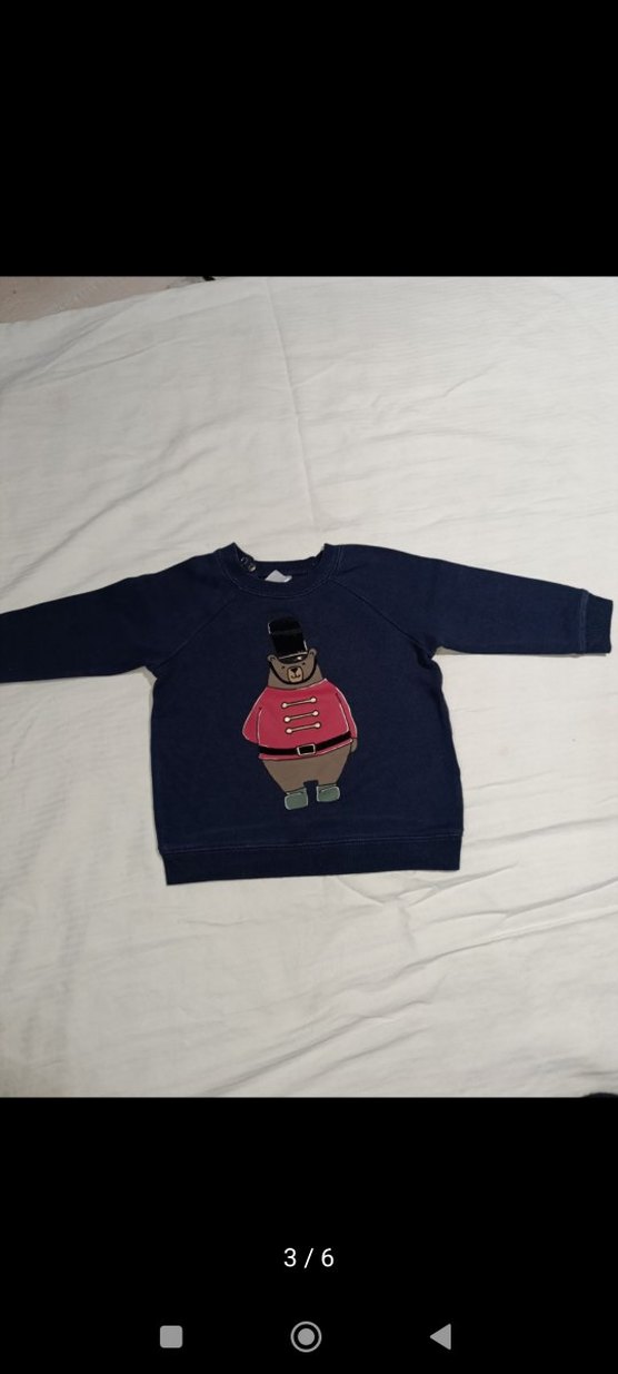 Erkek Çocuk Lacivert Baskılı Sweatshirt - Görsel 3