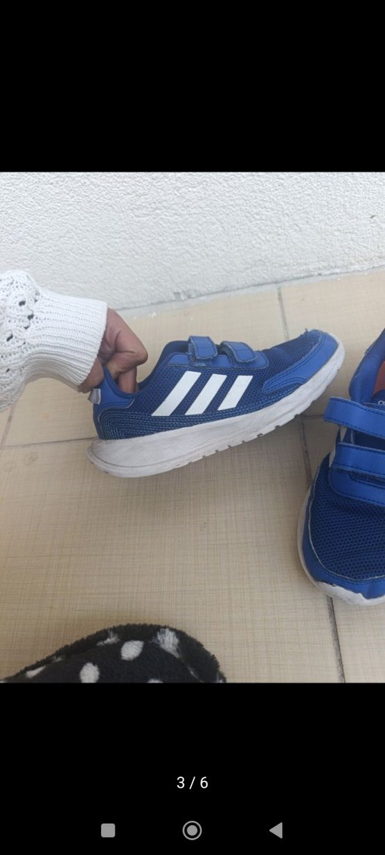 Mavi Erkek Çocuk Cırt Cırtlı Spor Ayakkabı - Görsel 3