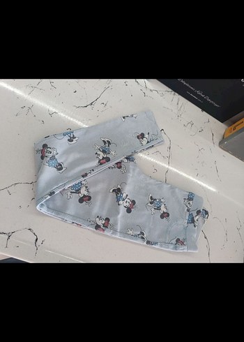 Kız Çocuk Gri Baskılı Denim Tayt - Görsel 4