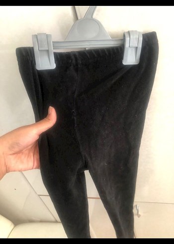 Kız Çocuk Siyah Dar Kesim Tayt - Görsel 2