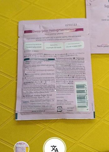 Kneipp Şeker Peelingi Badem Sütü & Yağı - Görsel 3