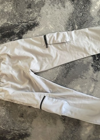 Erkek Beyaz Jogger Pantolon
