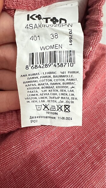 38 Beden keten pantalon